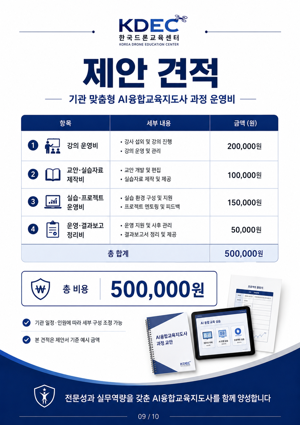 AI융합교육지도사 민간자격증 과정 제안서 9